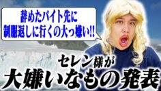 セレン様の嫌いなもの発表が止まらないようです