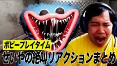 【絶叫】初めてのホラーゲーム「ポピープレイタイム」せいやのリアクションまとめ【音割れ注意】