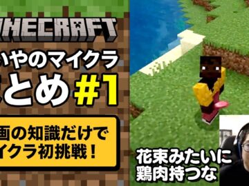 映画の知識だけでマイクラ初挑戦！せいやのマイクラまとめ#1