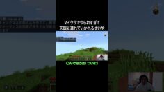 マイクラでやられすぎて天国に連れていかれるせいや #イニミニ切り抜き #shorts  #マイクラ