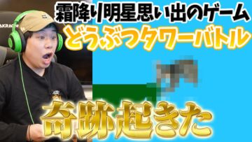 どうぶつタワーバトルやってたら奇跡起きた