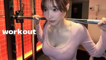【筋トレ】わたしのバストとヒップはこれでキープ🍑🔥筋トレルーティン【小宵こなん】