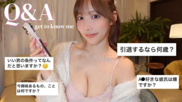【質問】久しぶりにみんなからの質問に答えたよ🙋‍♀️🩷