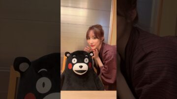 くまもんと初めまして🐻 #vlog #shortvideo #japan #熊本 #travel #小宵こなん #小宵虎南